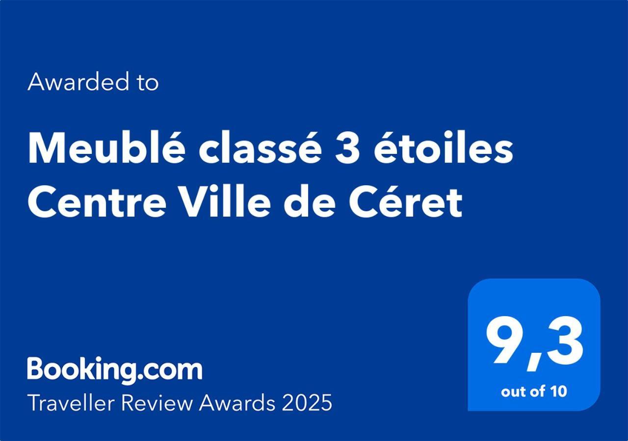 Meuble Classe 3 Etoiles Centre Ville De Céret Eksteriør billede